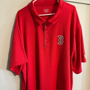 Under Armour 5XL Men's Polo Official MLB Boston Redsox